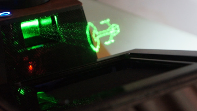 Holovect: Holographic Vector Display