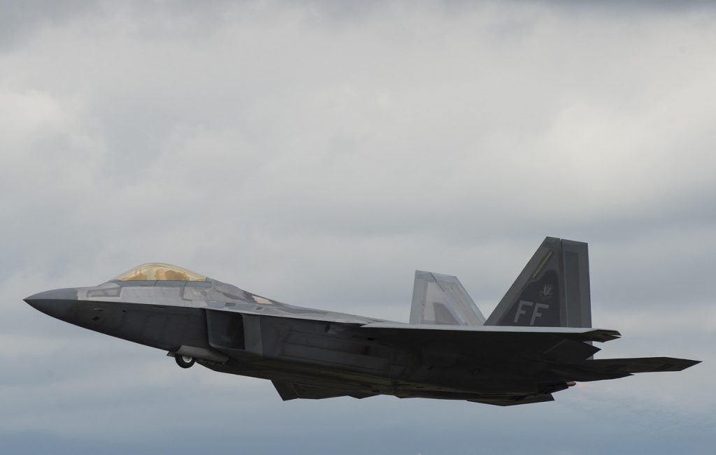 The United States Shows Off Its Fleet of F-22s