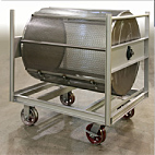 Despatch custom oven cart for billet mixing