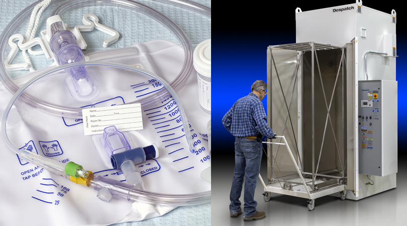 Despatch Catheter Curing Oven with catheters