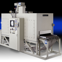 TAD Industrial walk-in oven used for numerous applications including composites, heat treating, powder coating, etc.